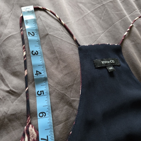 RW&CO. Patterned Racer Back Tank Size L - Like New! - Picture 4 of 11